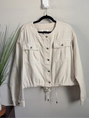 NWT Madewell Drawstring Utility Jacket Vintage Canvas XXL Field Jacket